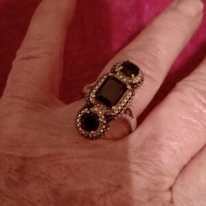 Black Spinnel Ring